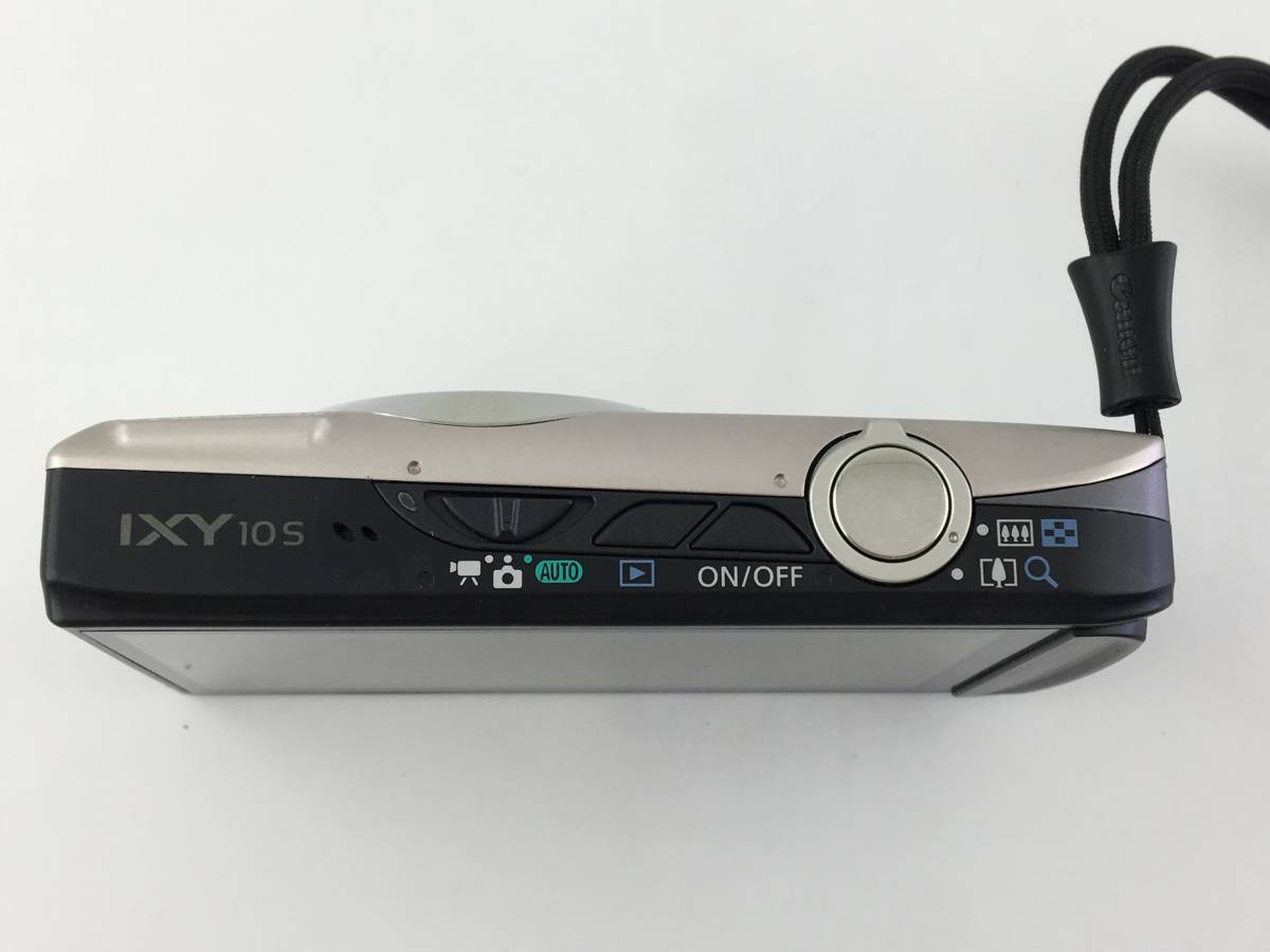 1円～】Canon キャノン IXY 10S シルバー 14.1 MEGA PIXELS デジカメ 