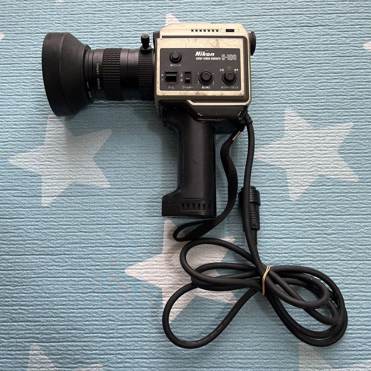 nikonビデオカメラ ニコン color video camera S-100 ビデオカメラ ヴィンテージ ジャンク品(ビデオカメラ)｜売買 ...