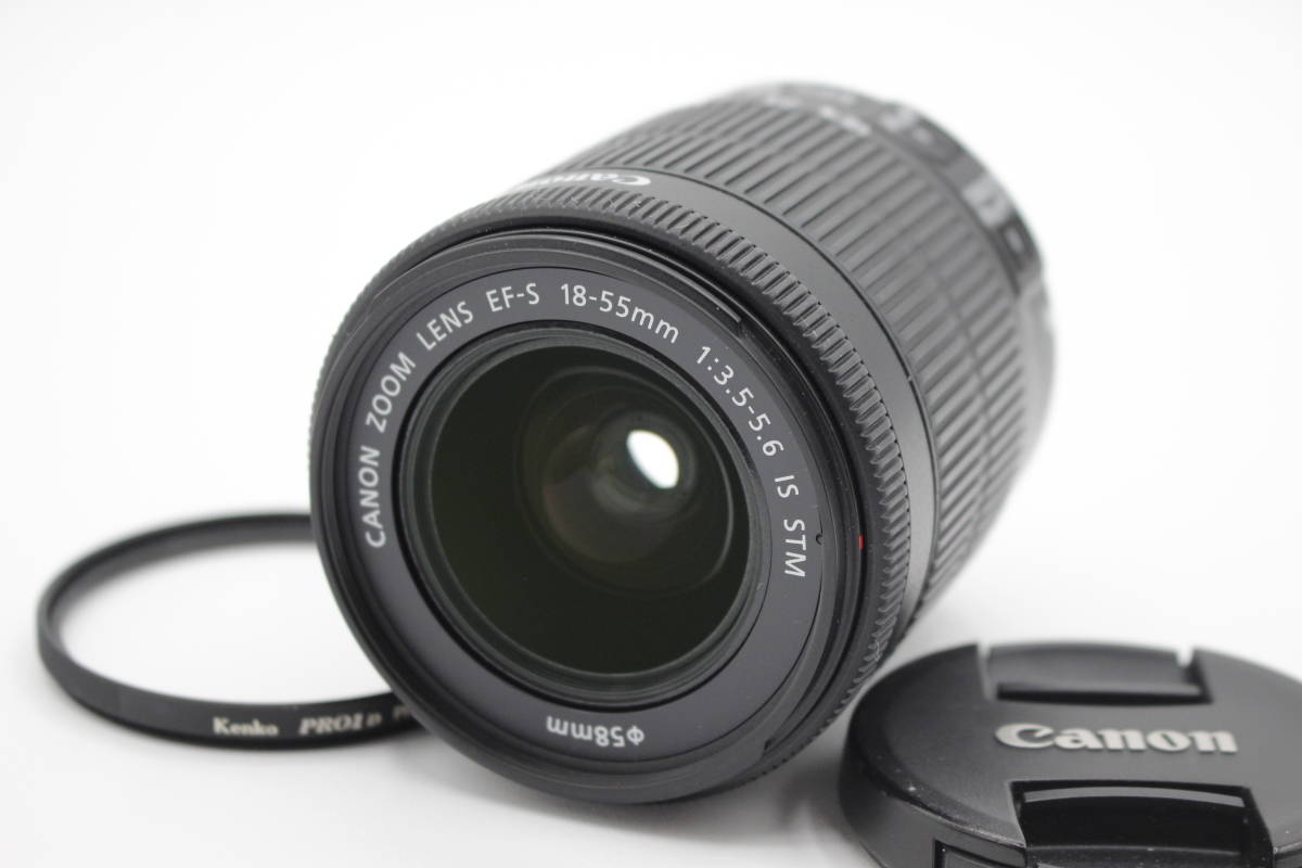 極上品◆Canon キヤノン EF-S 18-55mm F3.5-5.6 IS STM◆‐07（4102）