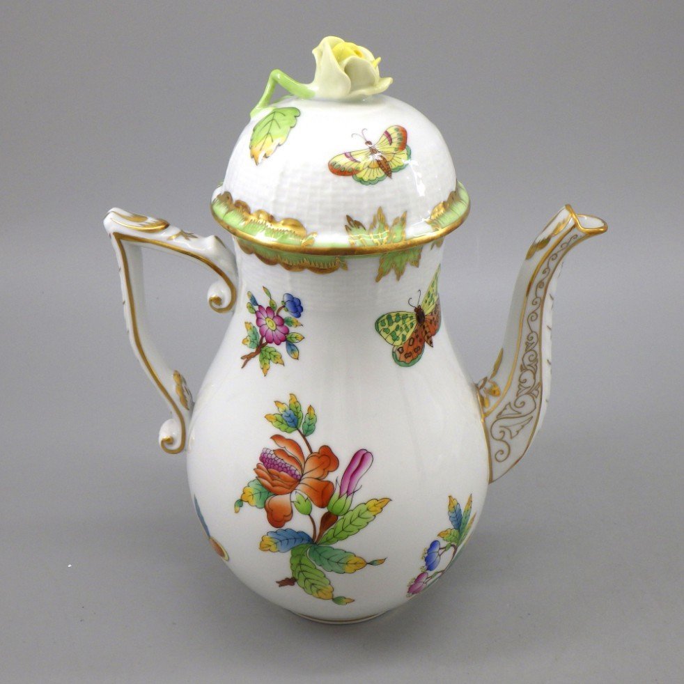 HEREND ヘレンド ヴィクトリア・ブーケ (VBO) ポット シュガー  