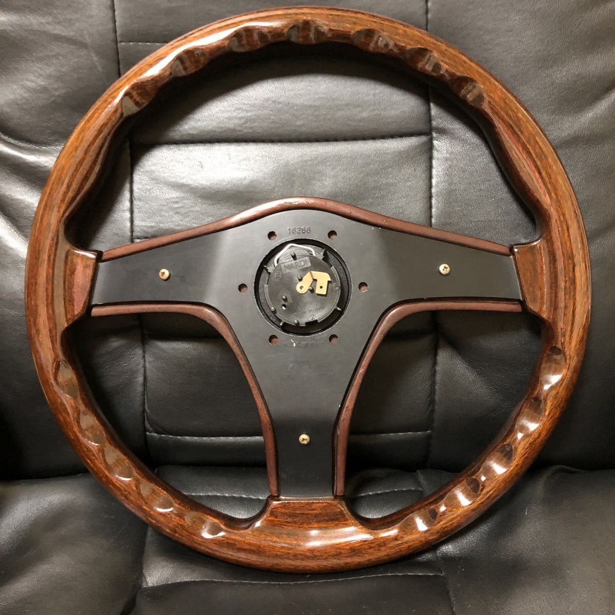 1円スタート 【美品】ナルディガラ3・NARDI GARA TYPE 3 ウッド  