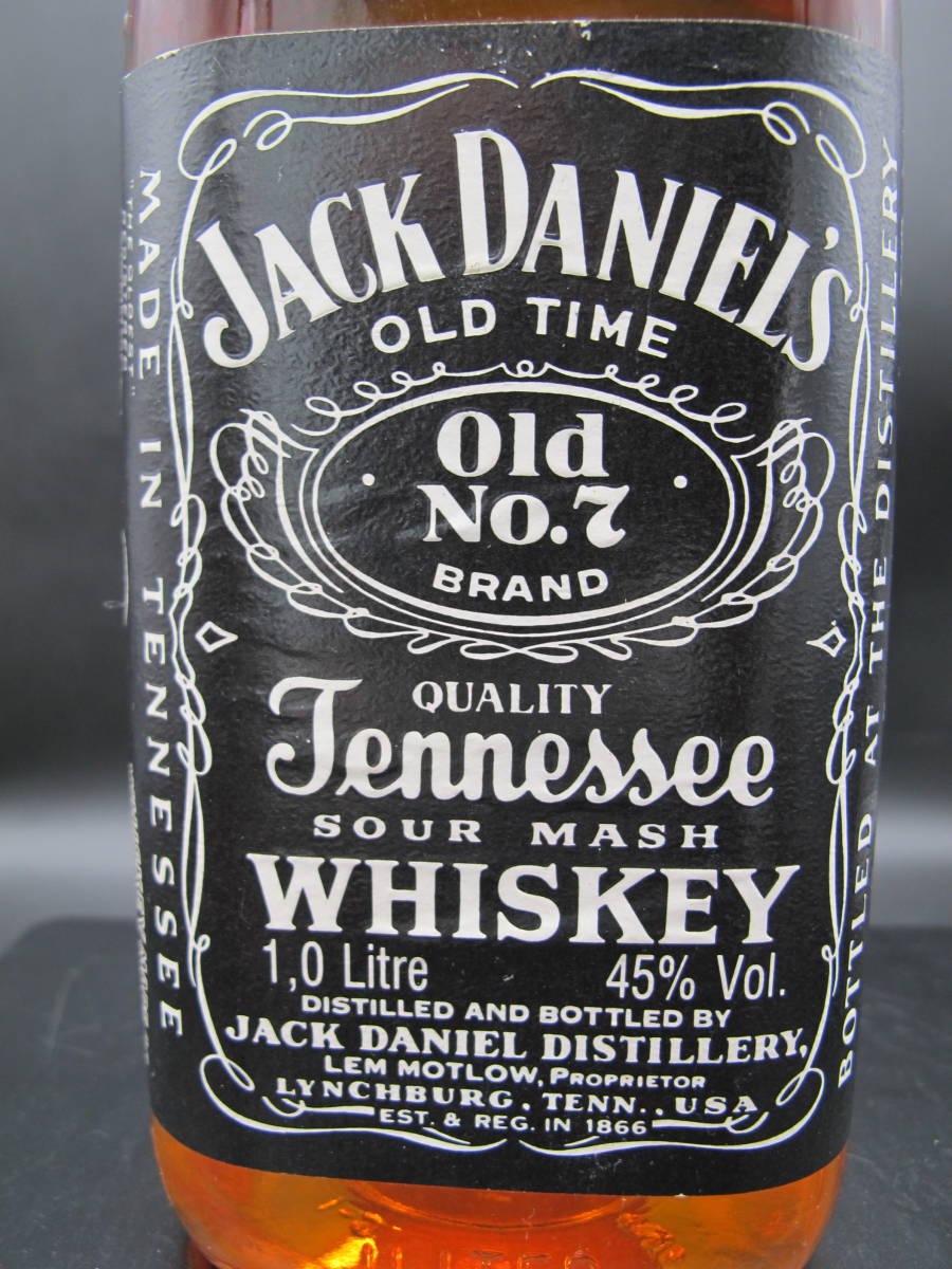 1円～ ジャックダニエルOLD No7 1000ml 45% 旧ボトル テネシー