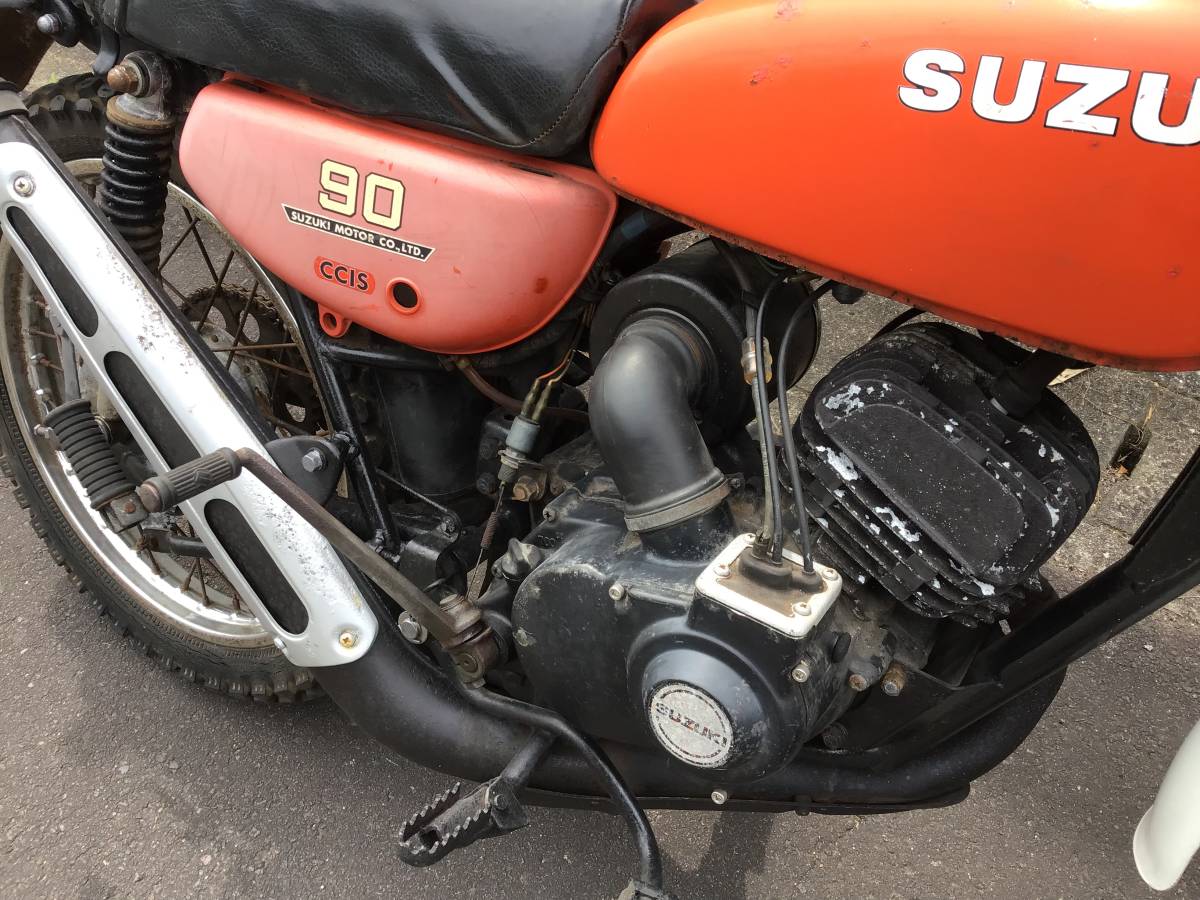 ☆希少☆SUZUKI バイクタンク オレンジ色ハスラーTS90