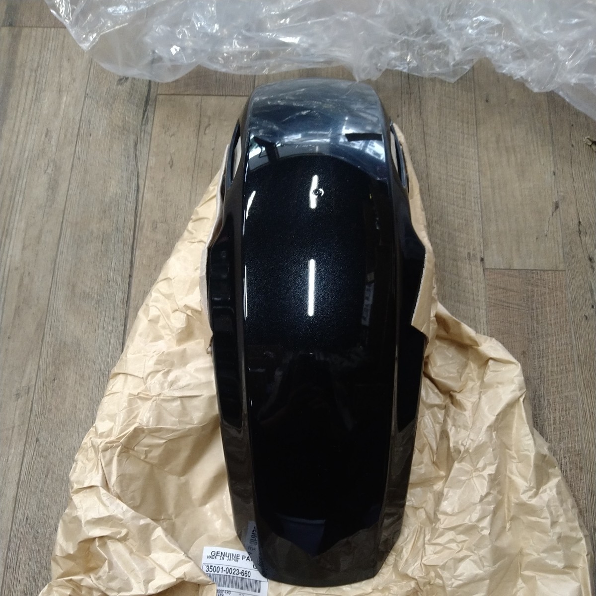 カワサキ 2013年 ZRX1200DAEG 新品 純正フロントフェンダー メタリック
