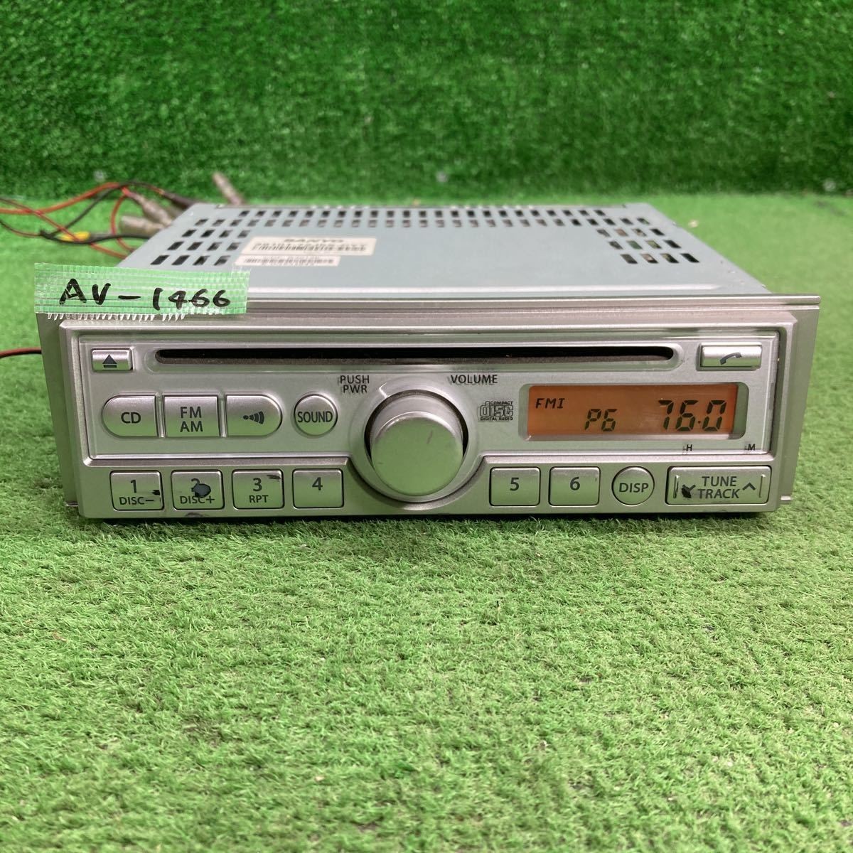AV-1466 激安 カーステレオ スズキ SANYO 39101-72J5X-CYY CD 確認用