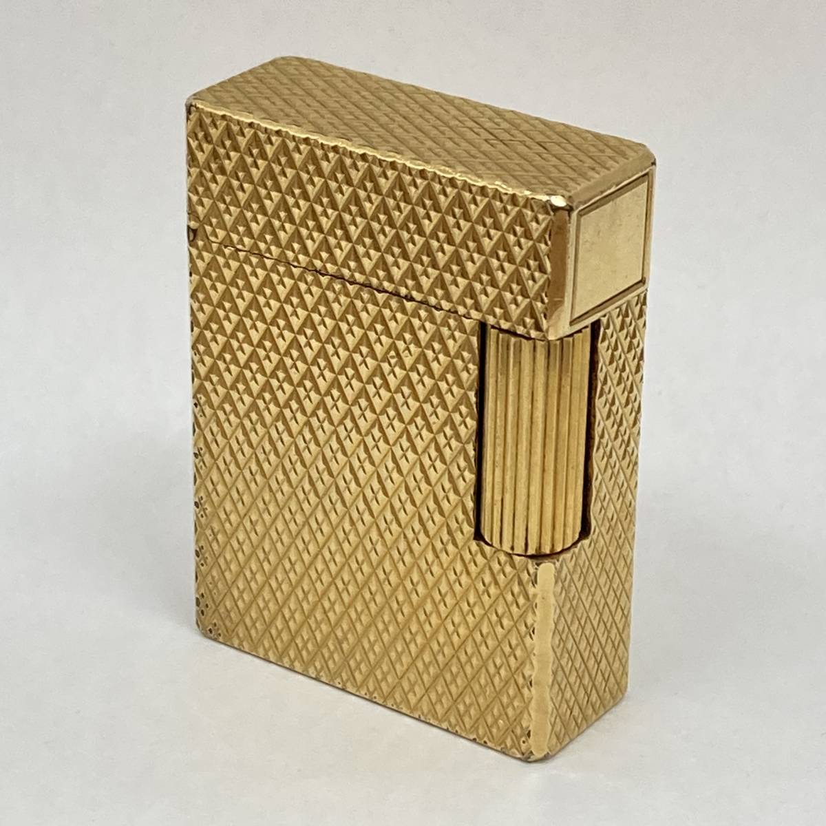 【Du Pont/デュポン】ローラー式 ガスライター 火花確認〇 ゴールドカラー 喫煙具/喫煙グッズ★11329