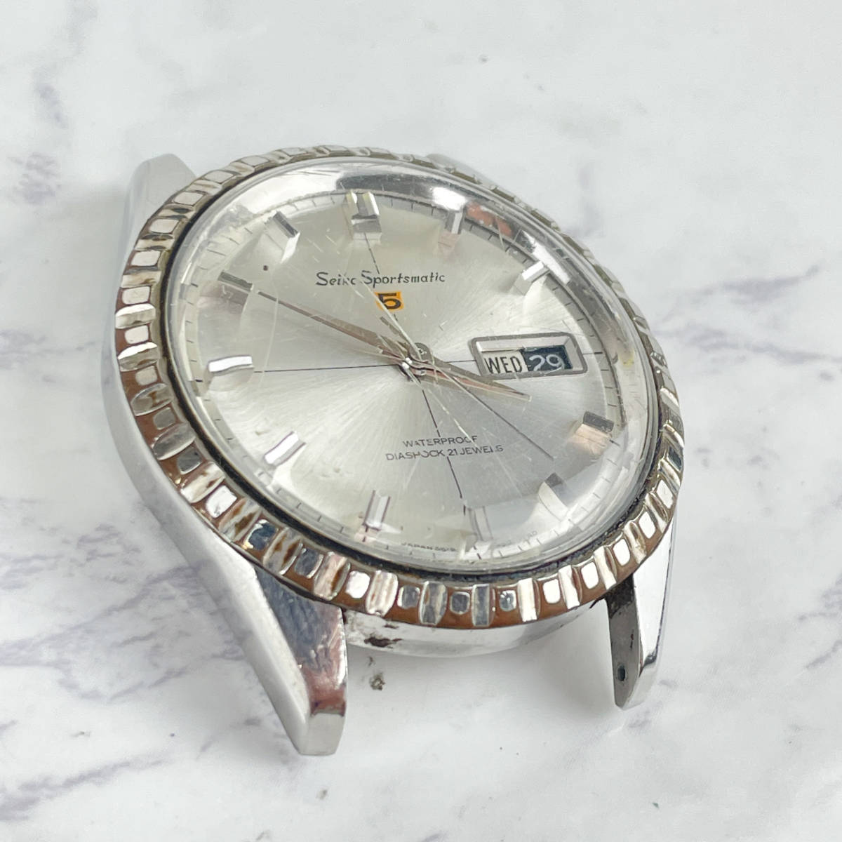 SEIKO Sportsmatic 5 WATER PROOF 稼働品