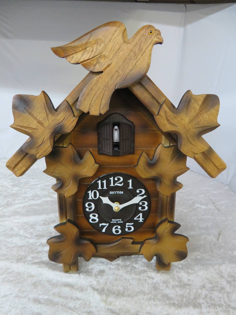 鳩時計 4MJ234RH RHYTHM 掛時計 鳩時計