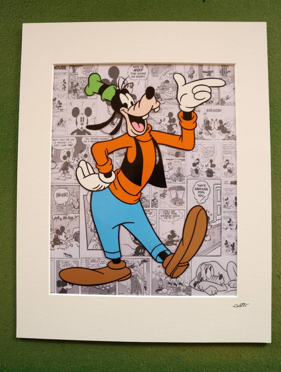 ★グーフィー Goofy★ディズニーDISNEY★最終値下げ★激安価格★大変貴重な手書きセル画★限定数 200枚★真作保証COA付★ディズニーDISNEY ディズニー グーフィー Disney DAKIN風 メイドイン香港 \u203b難有り