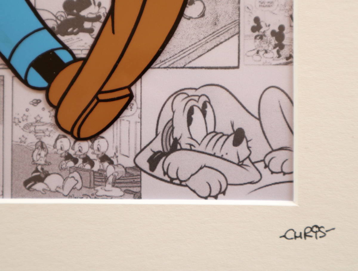 ★グーフィー Goofy★ディズニーDISNEY★最終値下げ★激安価格★大変貴重な手書きセル画★限定数 200枚★真作保証COA付★ディズニーDISNEY ディズニー グーフィー Disney DAKIN風 メイドイン香港 \u203b難有り