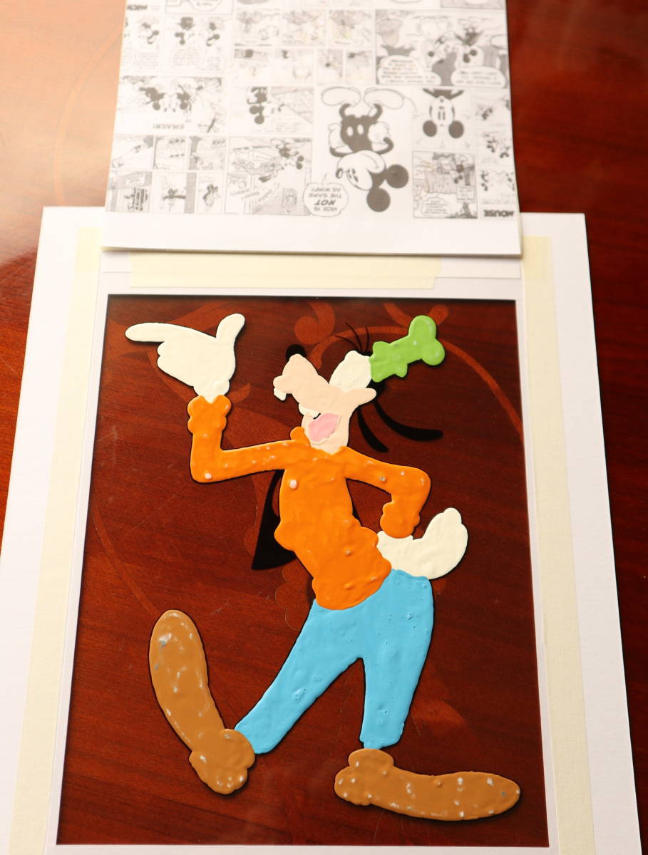 ★グーフィー Goofy★ディズニーDISNEY★最終値下げ★激安価格★大変貴重な手書きセル画★限定数 200枚★真作保証COA付★ディズニーDISNEY ディズニー グーフィー Disney DAKIN風 メイドイン香港 \u203b難有り