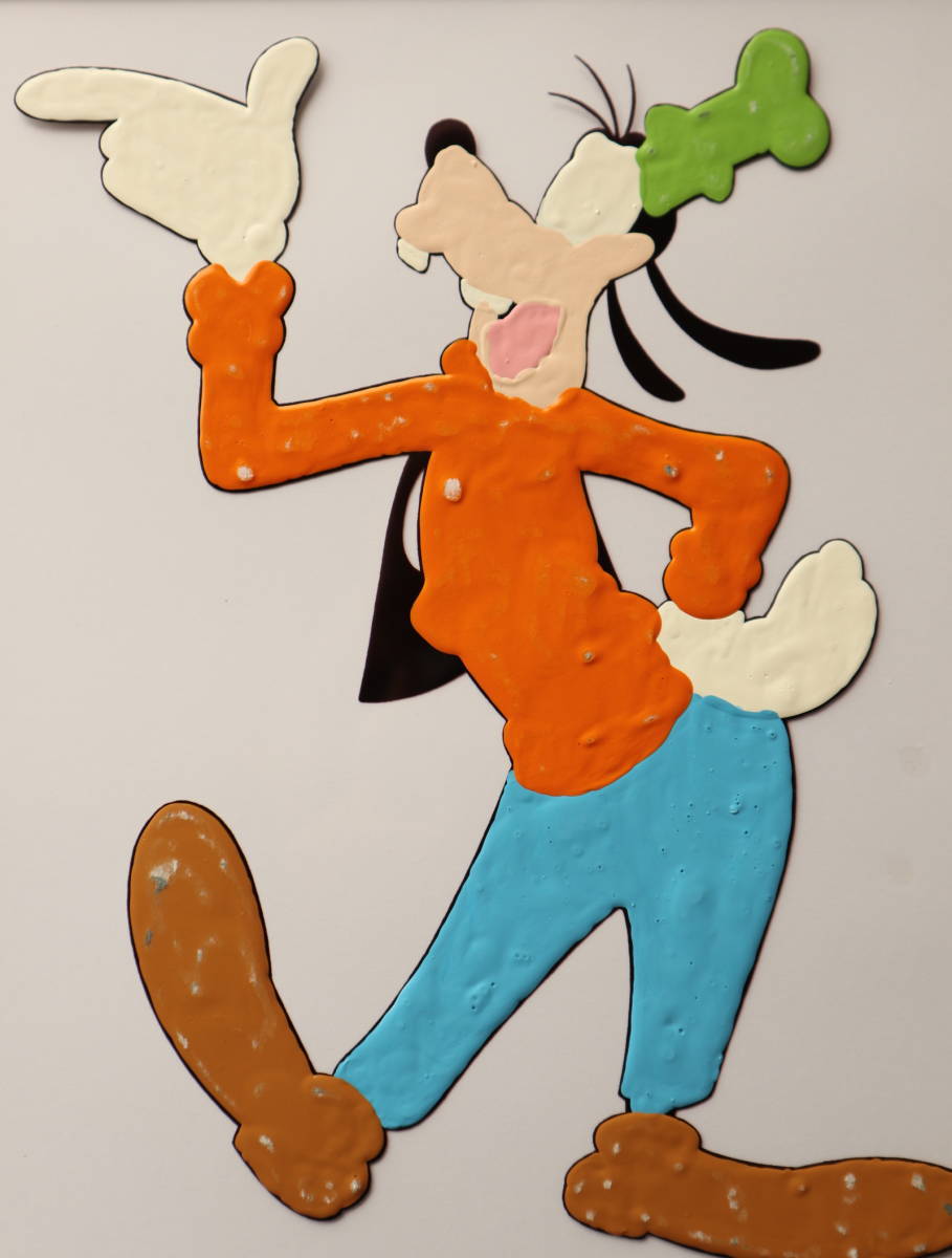 ★グーフィー Goofy★ディズニーDISNEY★最終値下げ★激安価格★大変貴重な手書きセル画★限定数 200枚★真作保証COA付★ディズニーDISNEY ディズニー グーフィー Disney DAKIN風 メイドイン香港 \u203b難有り