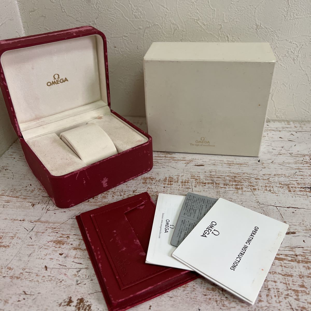 1円～★1277　オメガ　腕時計　空箱　ウォッチケース