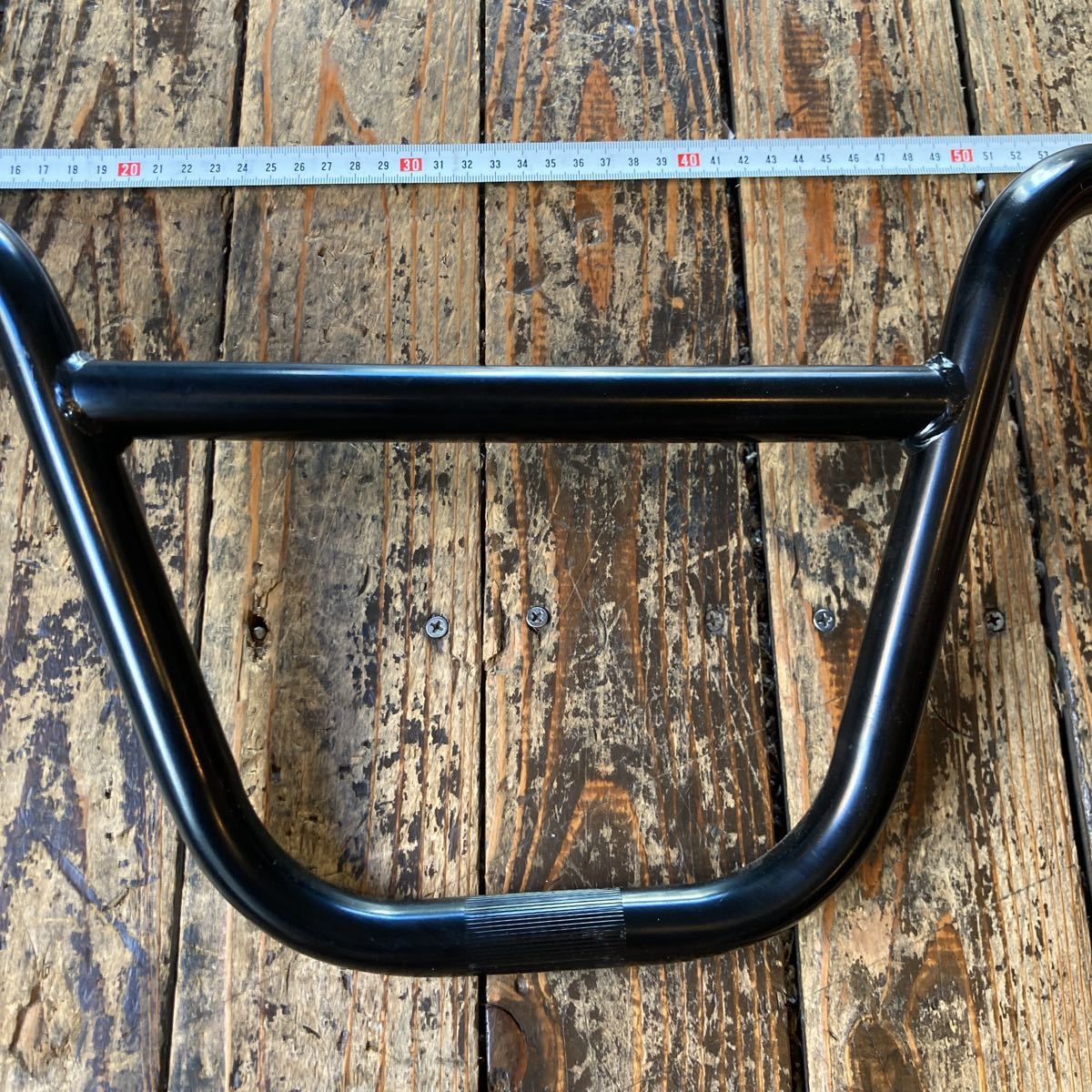 新品・未使用】クロスライズハンドルバー_ブラック_22.2mm__BMX/ビーチ 
