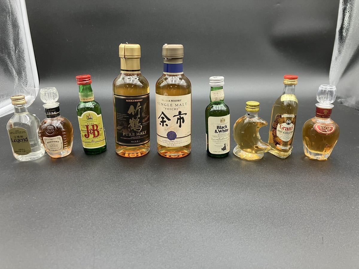 ミニボトル 余市 竹鶴 ピュアモルト 他まとめ
