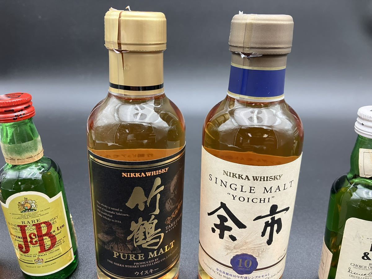 竹鶴ピュアモルト700ml、ミニボトル3本のセット ミニボトル 余市 竹鶴