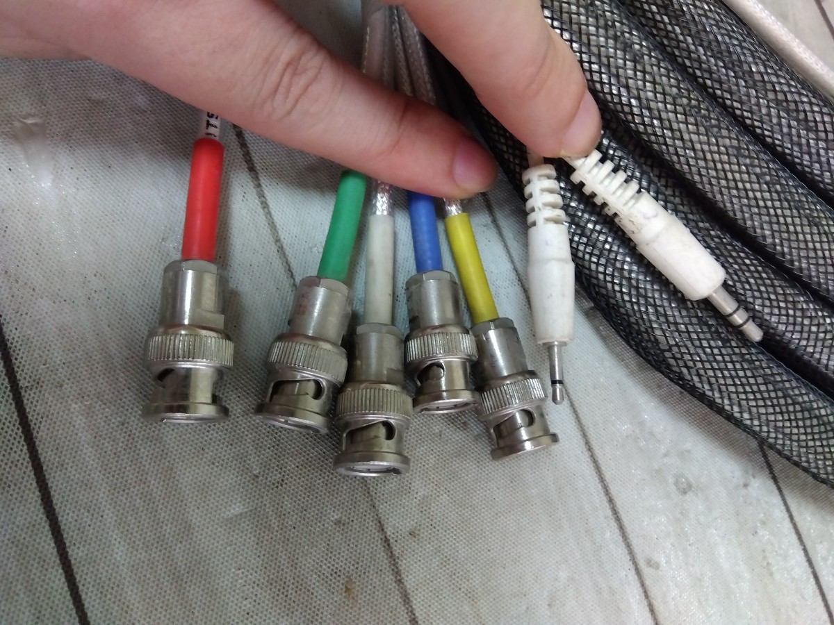 316 三菱 MITSUBISHI HIGH RESOLUTION CABLE BW58-No.911915 約10m BNC