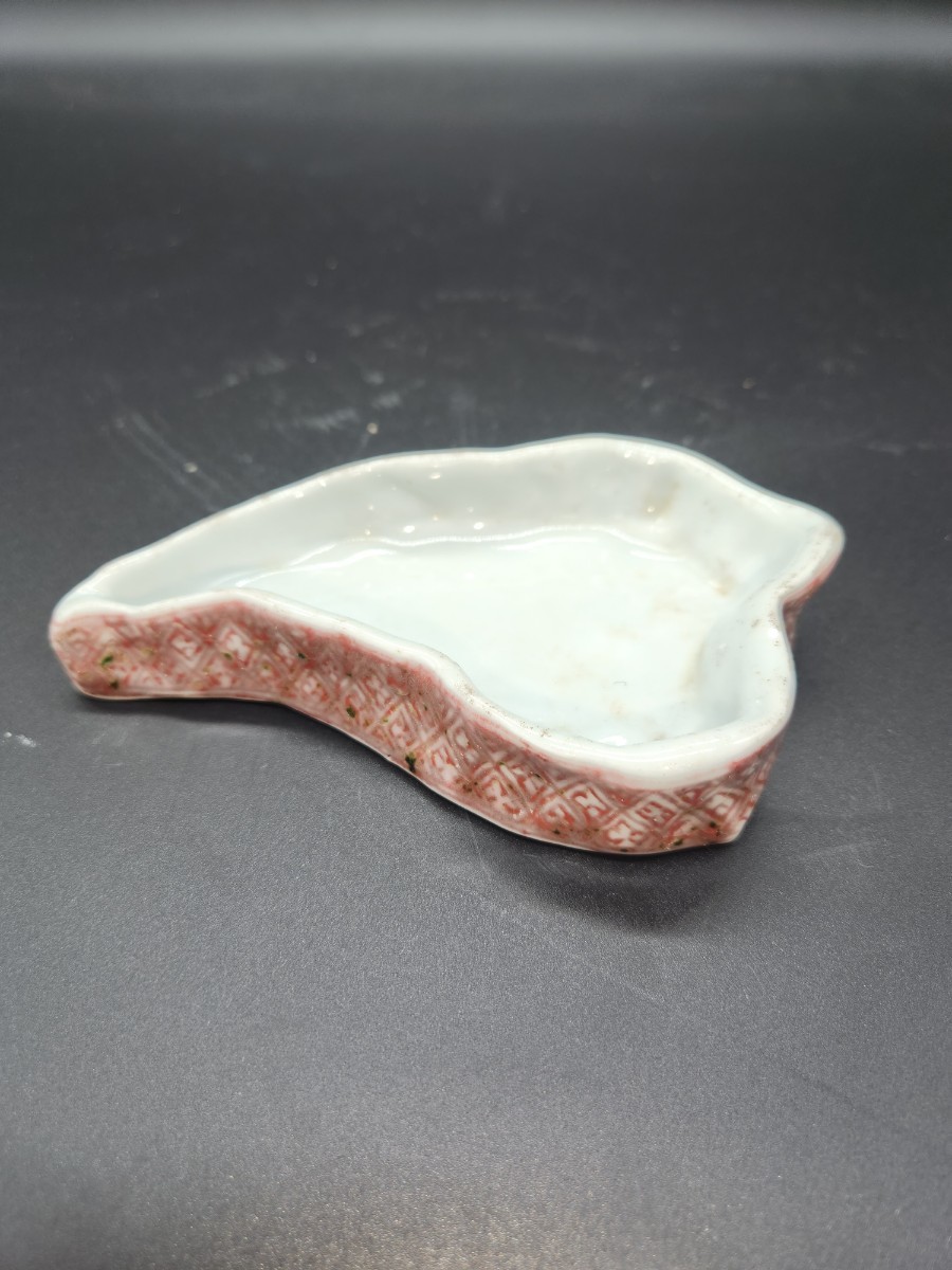 唐物　辰砂　筆洗　窯変　中国美術　箱付　古玩