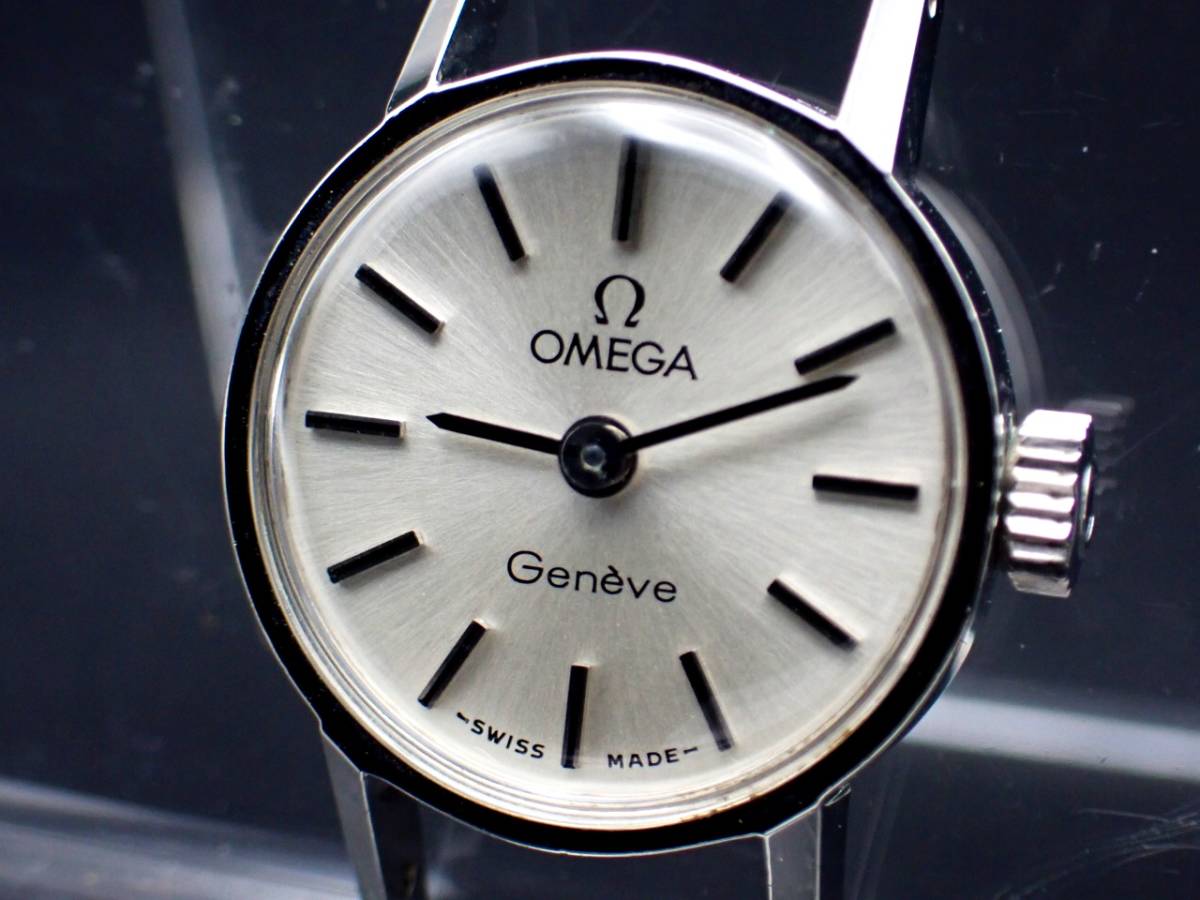 1円スタート 1円～☆稼働品☆OMEGA オメガ Geneve ジュネーブ 手巻き