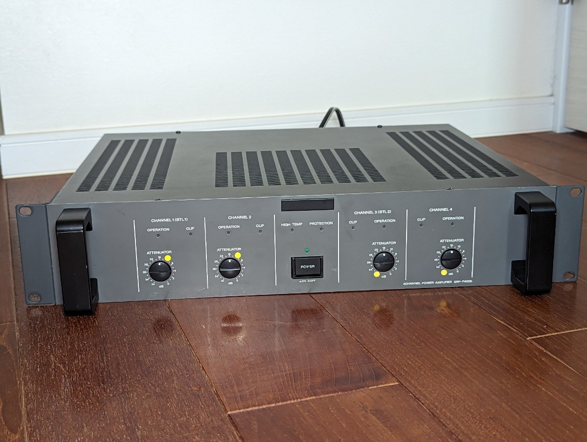 SONY SRP-P4005 4-チャンネル パワーアンプ 業務用 4ch ソニー ②