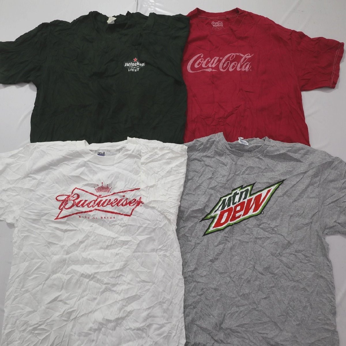 有名企業系半袖Tシャツ set コーラ 飲料系 ロゴ 他 メンズXL 15枚 