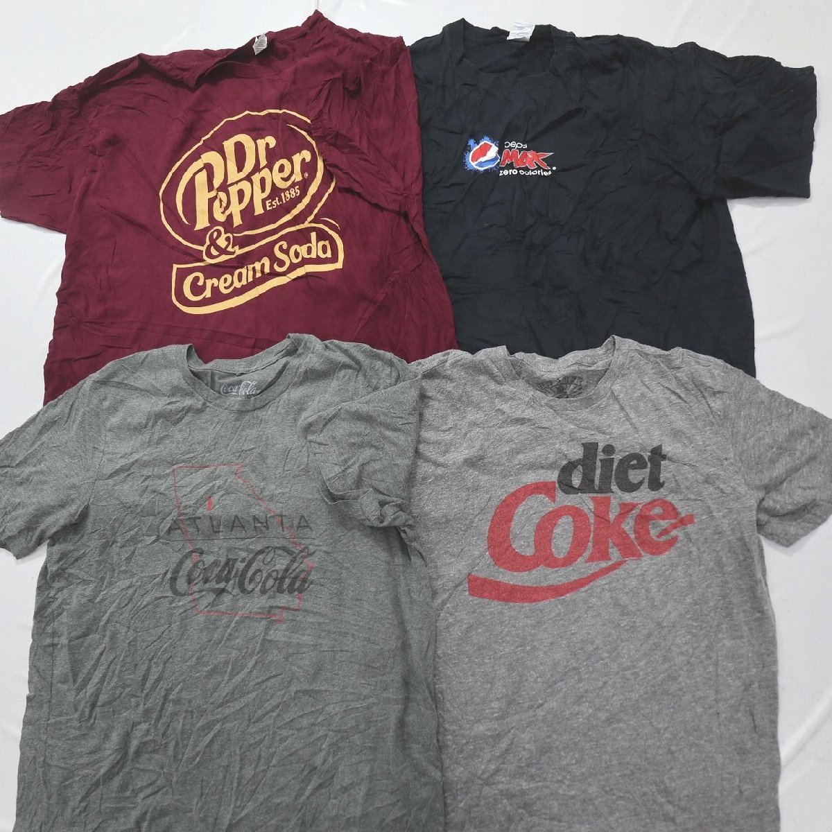 有名企業系半袖Tシャツ set コーラ 飲料系 ロゴ 他 メンズXL 15枚 