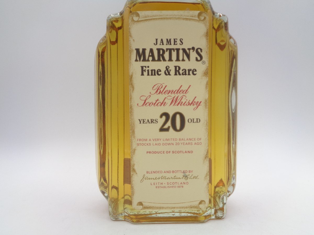 James Martin\u0027s 20 Years Old Fine and Rare Blended Scotch Whisky