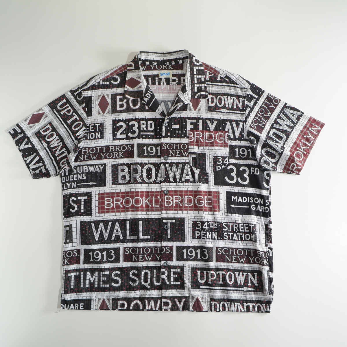 B3 Schott ショット アロハ 半袖 サイズXL