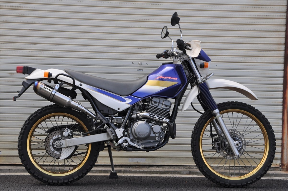 SECRET SPEED カワサキ スーパーシェルパ スリップオンマフラー ブルーサイレンサー モタード KAWASAKI(マフラー関連パーツ（社外）)｜売買されたオークション情報、yahooの商品情報をアーカイブ カワサキ用