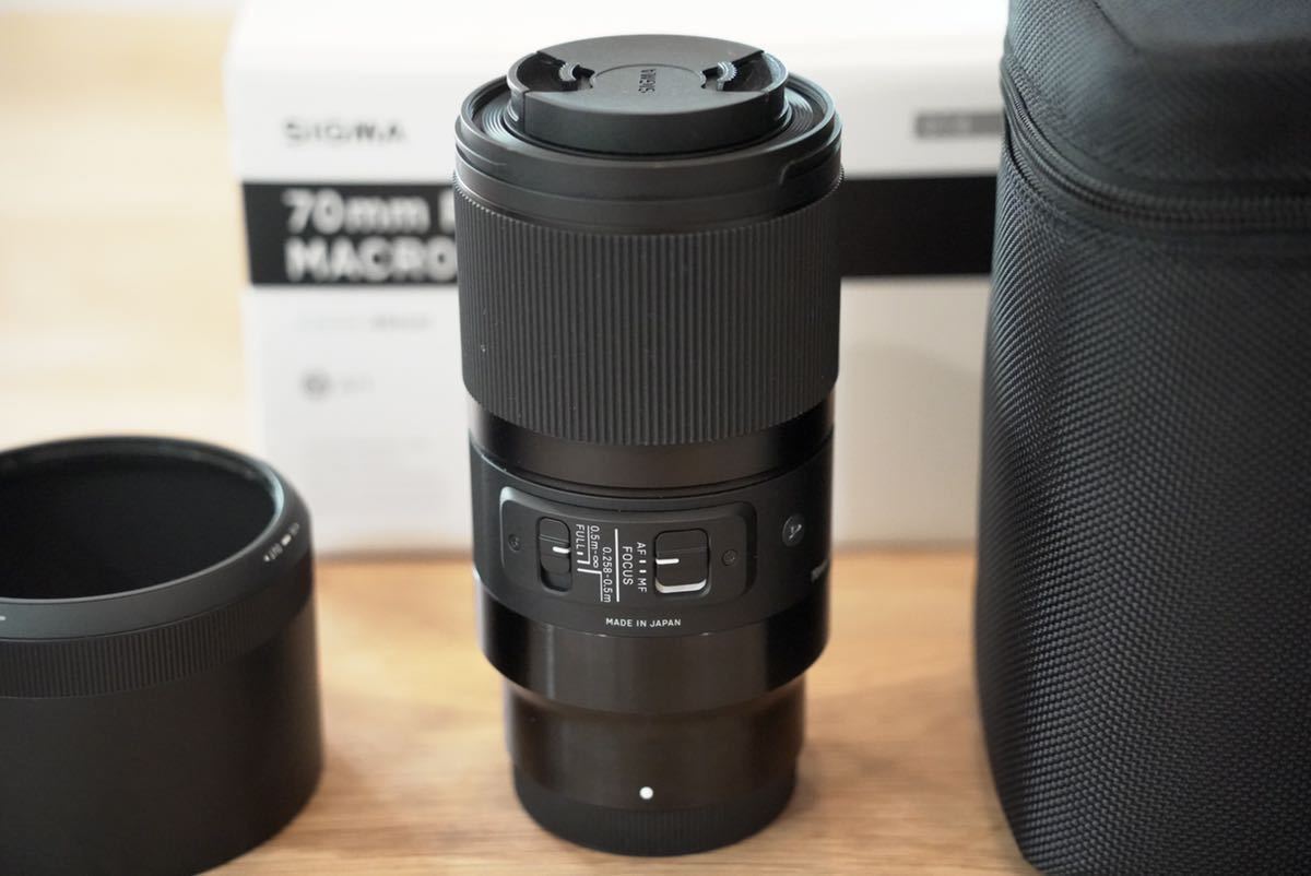 中古美品】SIGMA 70mm F2.8 DG MACRO Art ソニーEマウント