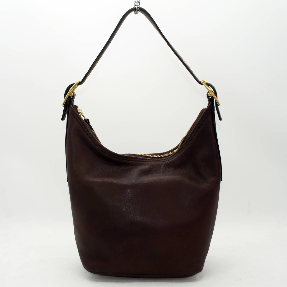 OLD COACH オールドコーチ ショルダーバッグ シルバー金具 チャーム付 