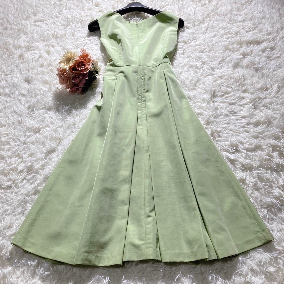美品】Sybilla シビラ リボン付き ひざ丈ワンピース フレア 『美