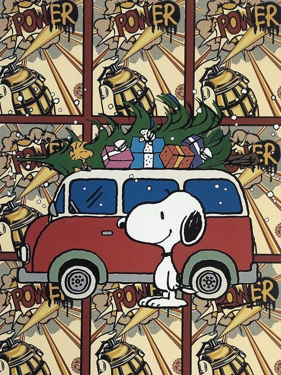 DEATH NYC 世界限定100枚 アートポスター スヌーピー SNOOPY トム