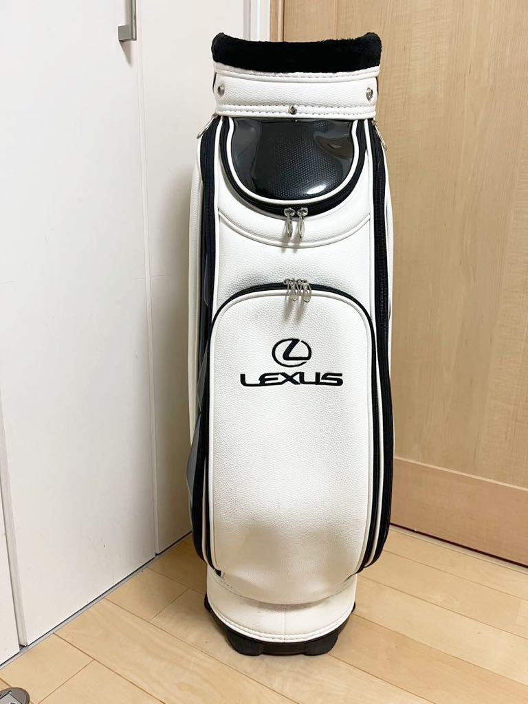非売品Lexus キャディバッグ ホワイト 非売品Lexus キャディバッグ