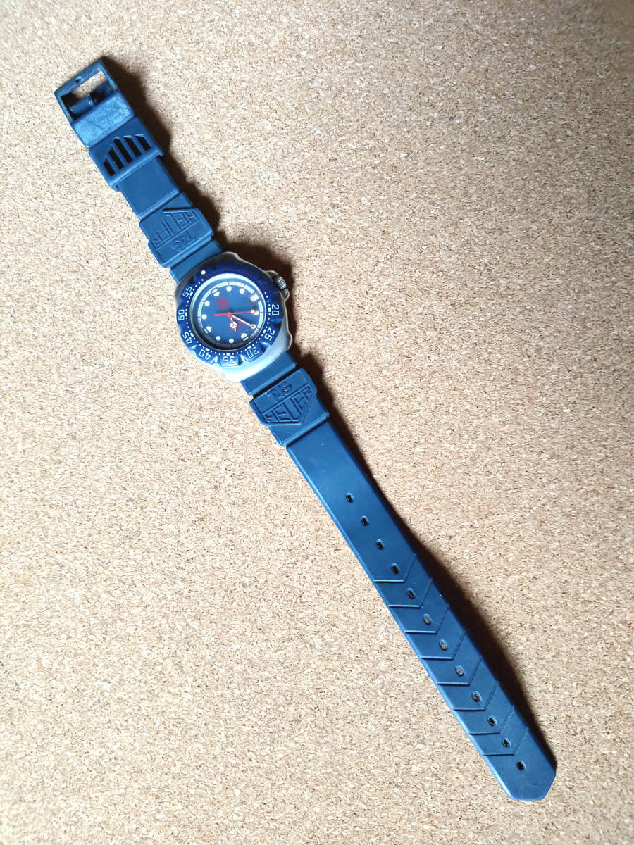 タグホイヤー TAG HEUER フォーミュラ1初代 370.513 純正ベルト稼働品 