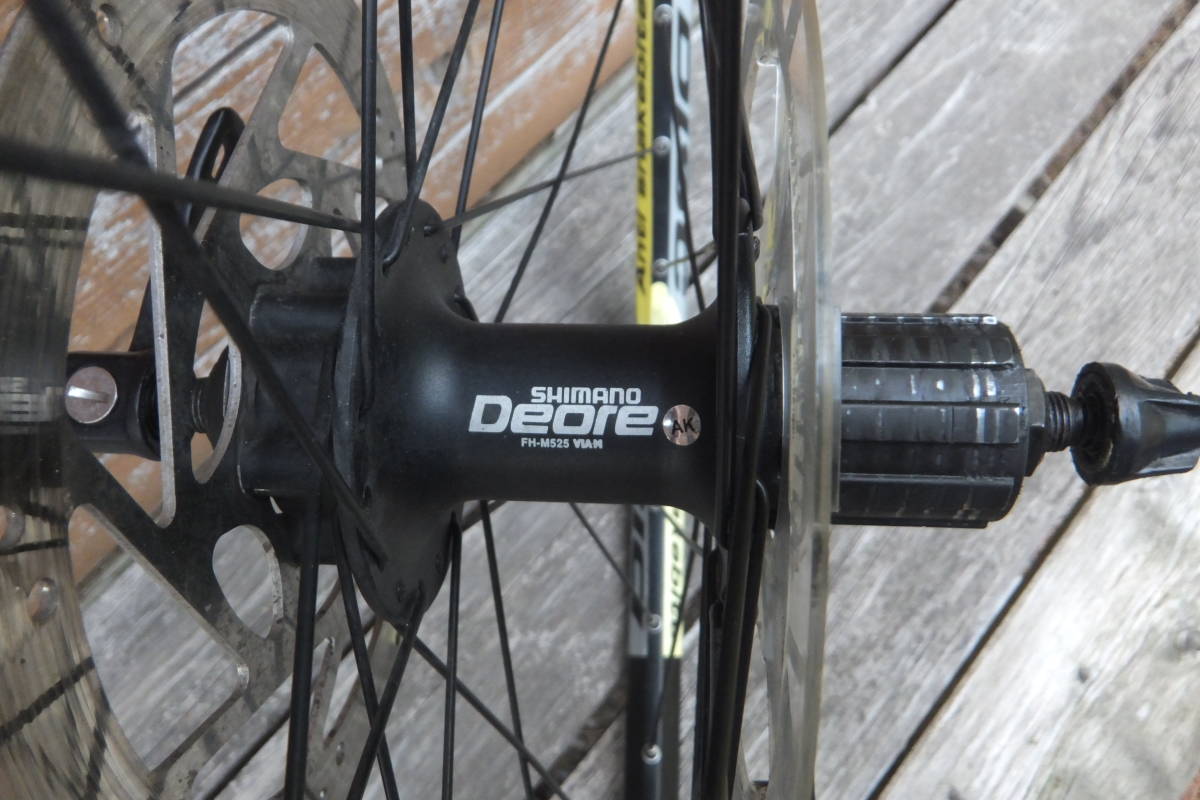 td17 SHIMANO DEORE ホイールセット alexrims（ALEXRIMS TD17＆ シマノ 