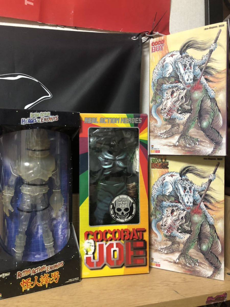 ●未開封 ココボイ スカルボンズ フィギュア メディコム パスヘッド ココバット ココバット ジョーの宿敵スカルベッドジョー シークレットベースの怪人