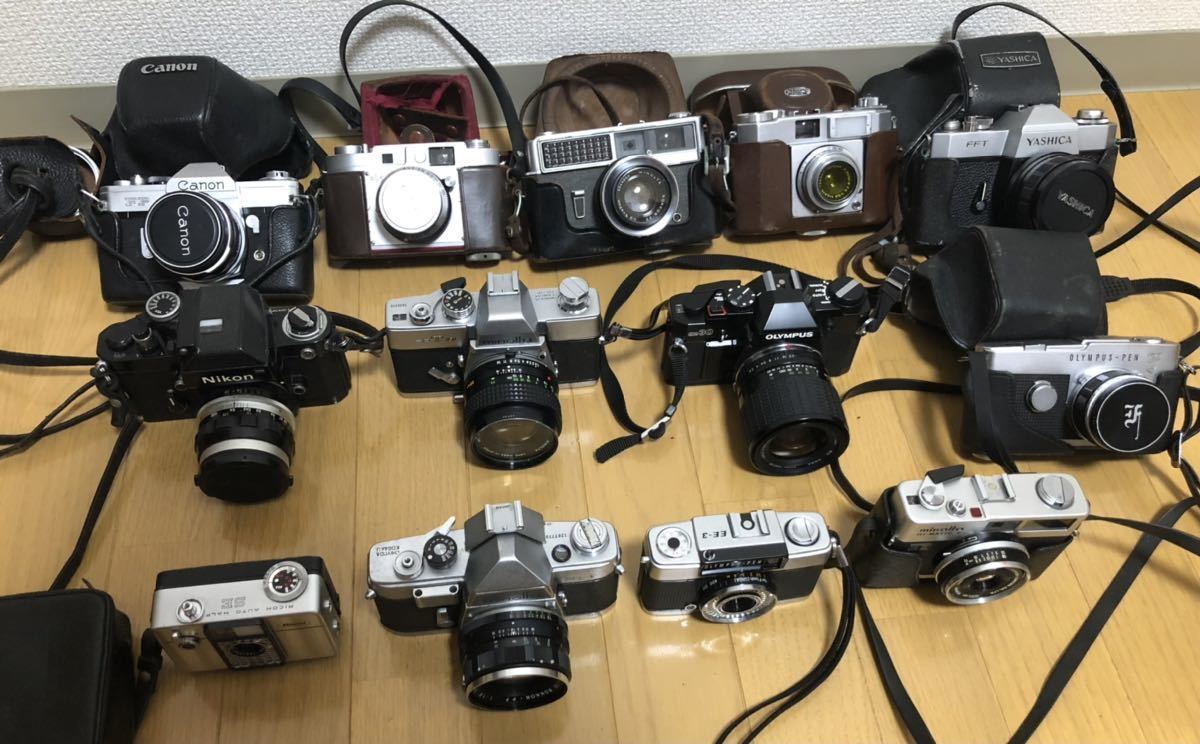 Canon OLYMPUS Nikon まとめ売り カメラ PENTAX 1円スタート ジャンク 