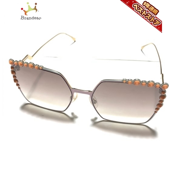 Fendi Sunglasses FF Orange Fashion サングラス, フェンディ FENDI