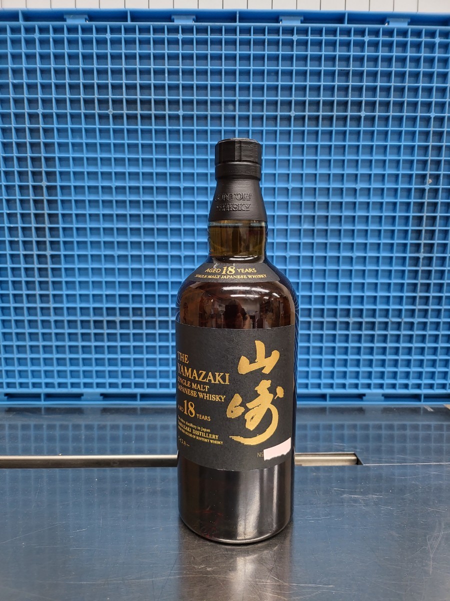山崎 SUNTORY シングルモルトウイスキー 箱なし 1本 山崎 18年