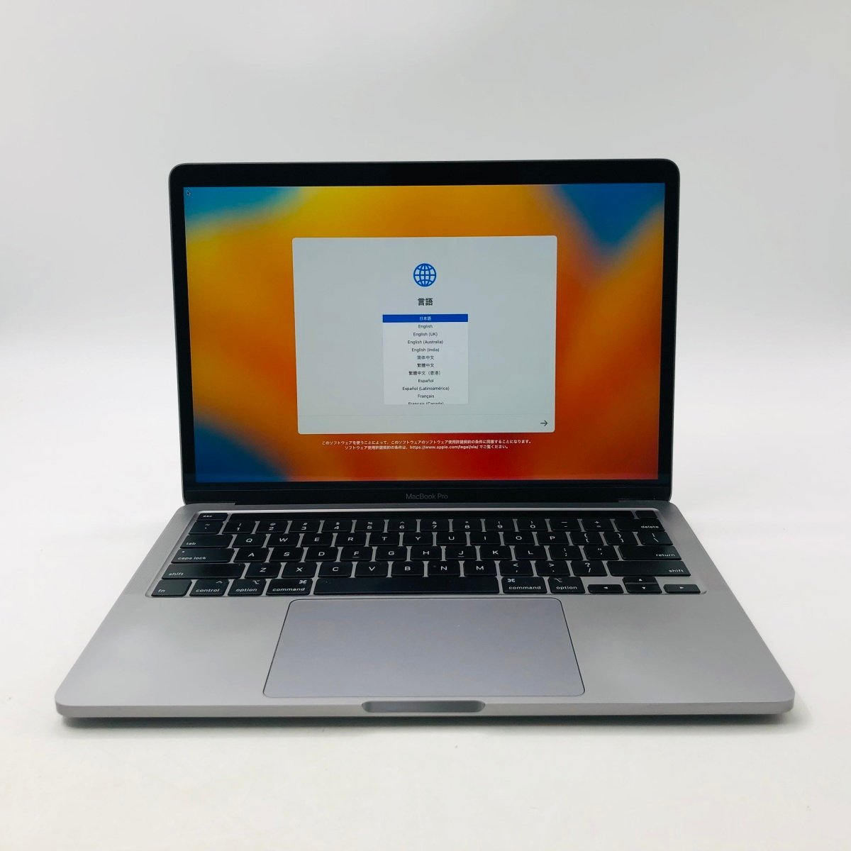 動作確認済み MacBook Pro Touch Bar＋Touch ID 13インチ (Mid 2020
