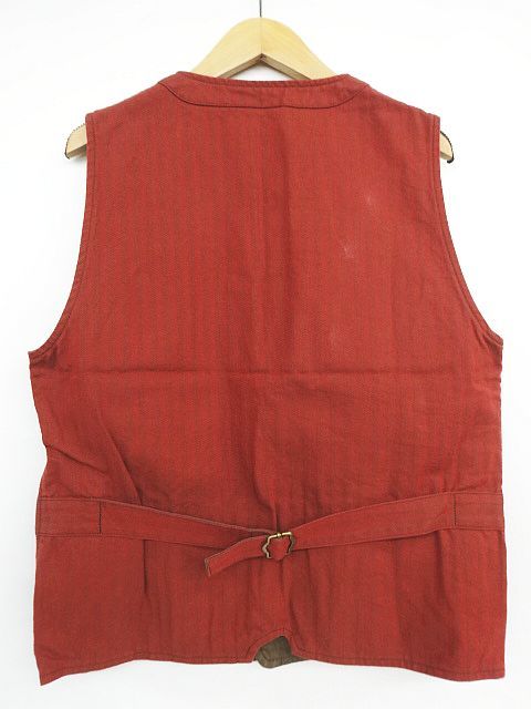 キャピタル パンベスト ウールブラウンヘリンボーン サイズ1 Mサイズ