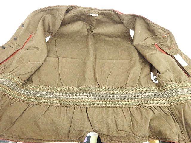 キャピタル パンベスト ウールブラウンヘリンボーン サイズ1 Mサイズ