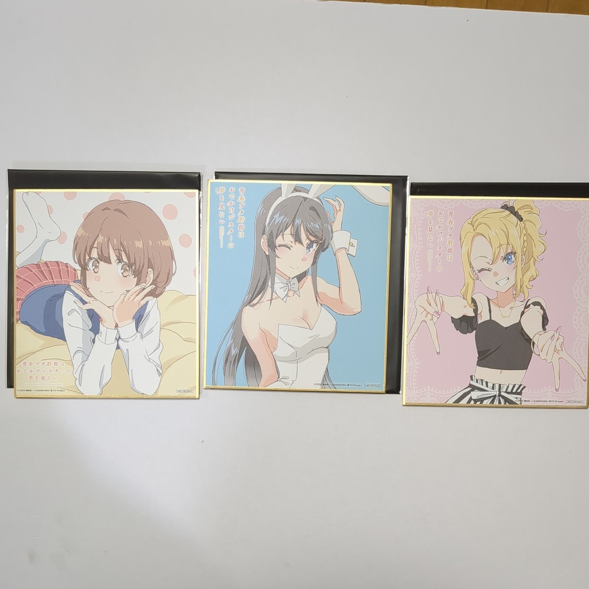 全3種セット】劇場版 青春ブタ野郎はおでかけシスターの夢を見ない