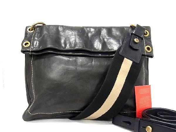 1円 BALLY バリー レザー 2WAY クロスボディ ショルダーバッグ 斜め