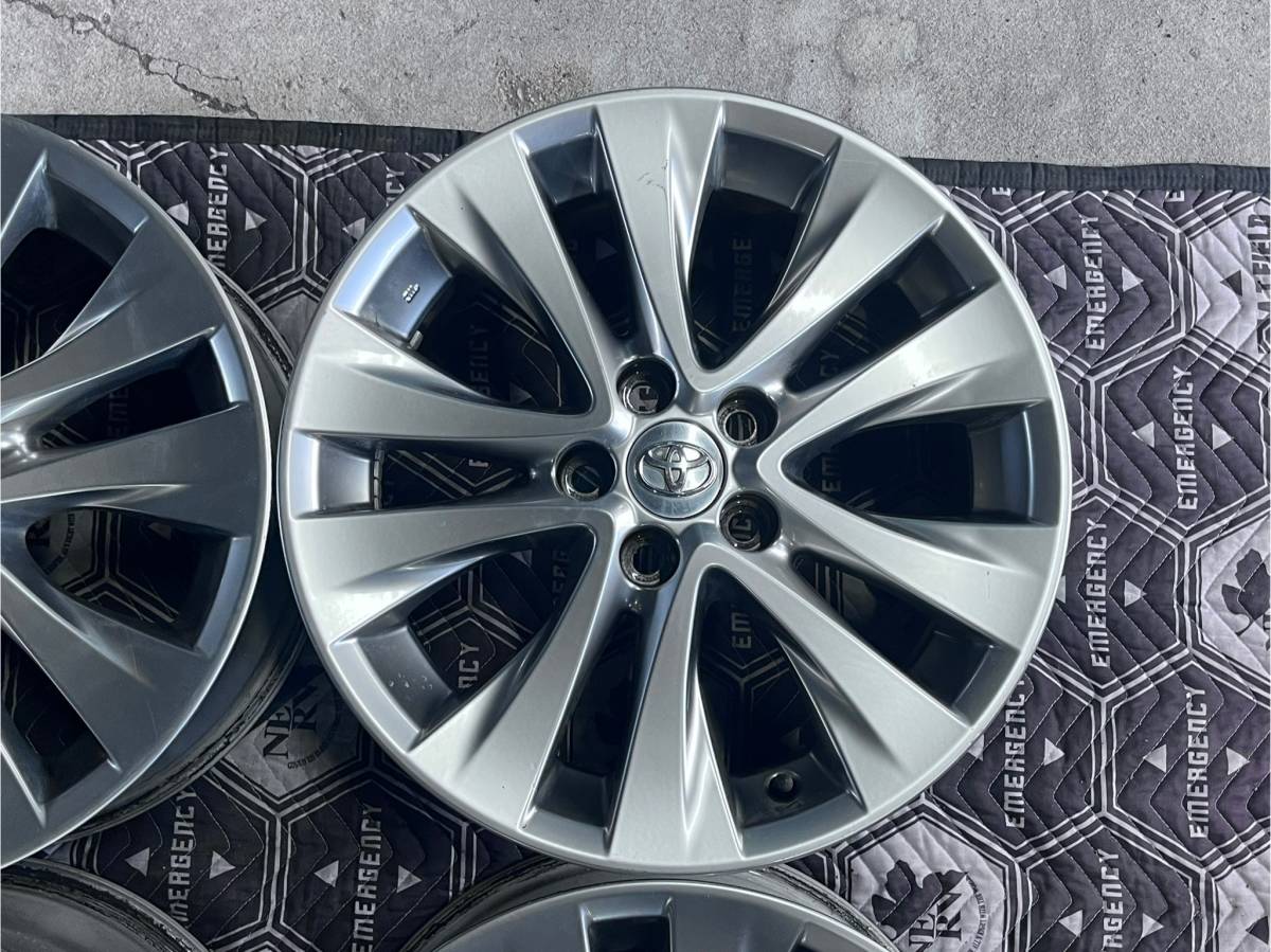 トヨタアルファード20純正ホイール 18×7 1/2J 5穴 PCD114.3インセット 