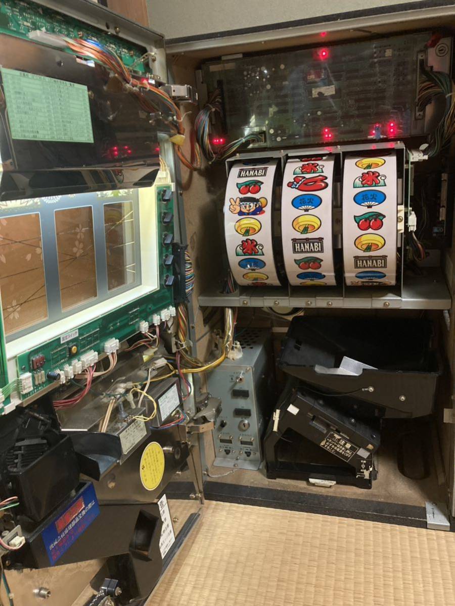 配送可能 ユニバーサル ハナビ 花火 HANABI 実機 パチスロ 4号機 家