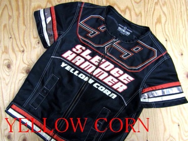 ★イエローコーン YeLLOW CORN★メンズ YB-7129T メッシュTシャツ ライディングジャケット★R50702078A