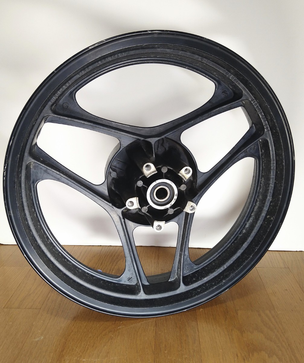 油冷 スズキ GSX-R 750 (GR71G) 純正リアホィール 18インチ 4.00j 修理