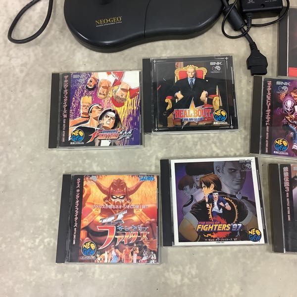 1円〜 訳あり ネオジオ CDZ 本体 CD-ROMソフト ザ・キング・オブ